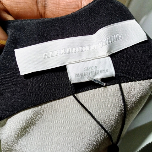 NWT Alexander Wang S/L Silk Hi-Lo Blouse - Picture 5 of 5